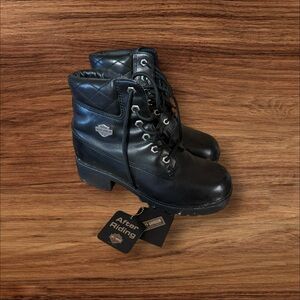 Harley-Davidson Black Women's Combat Boots